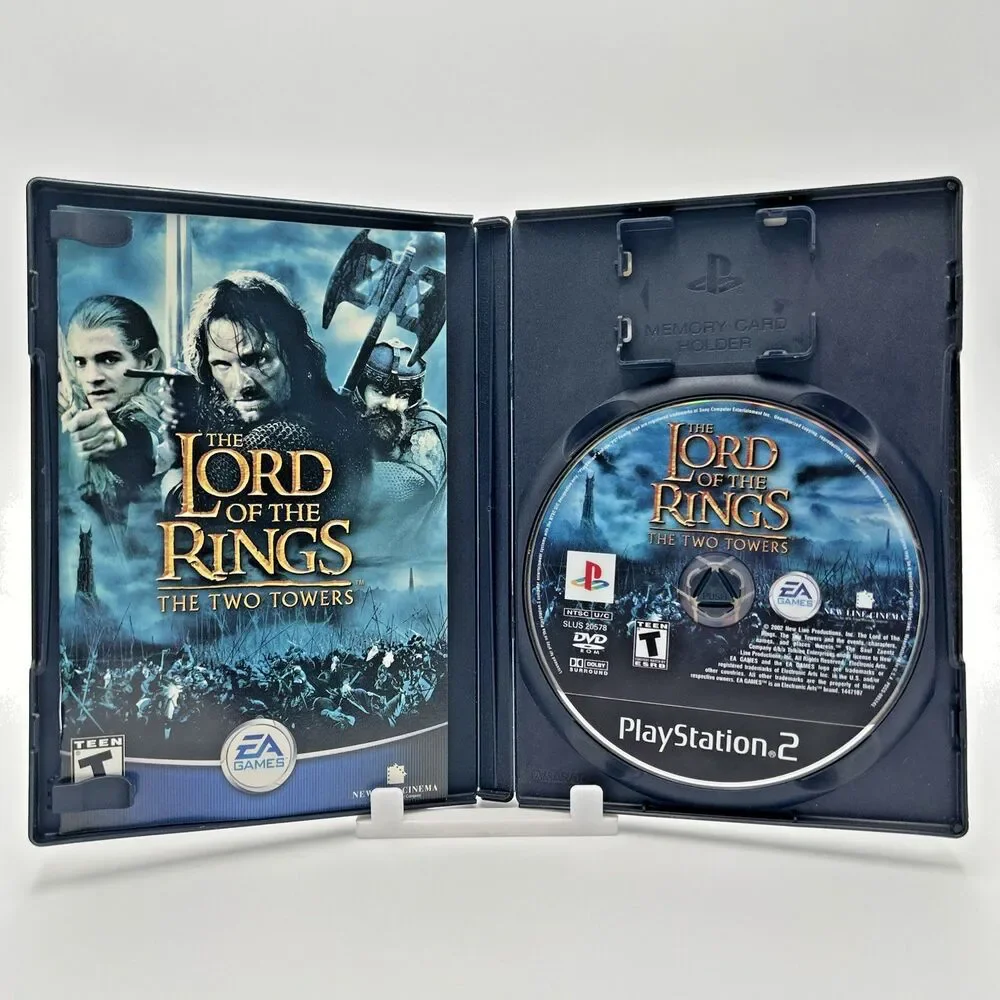 Lord of the Rings The Two Towers PS2 PlayStation 2 Complete CIB w/ Manual
